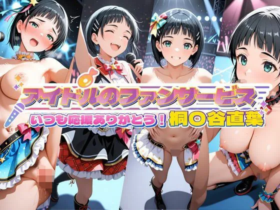アイドルのファンサービス いつも応援ありがとう！ 桐〇谷直葉
