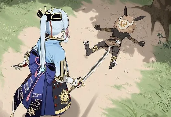 ヒルチャールと神里綾華が仲良くなる話