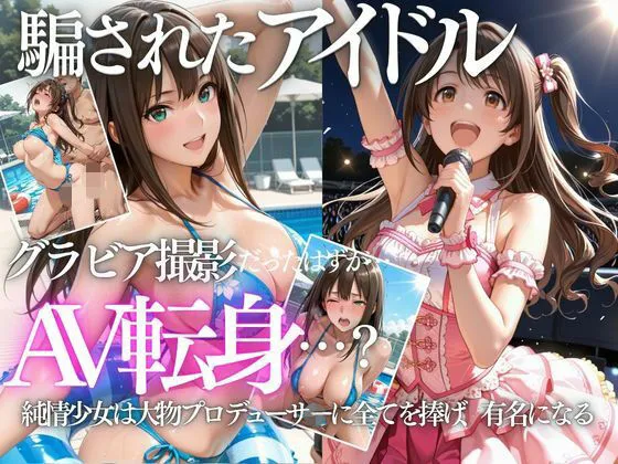 清楚系アイドルの初グラビア撮影…実は騙されて生中出しAVに転落